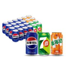 與事(shì)可(kě)樂(yuè)百事(shì)門(mén)喜/美(měi)年(nián)達 330ml*24(16+4+4)整箱 新老(lǎo)包裝随機(jī)發貨